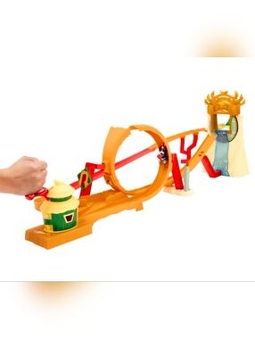 HOT WHEELS Super Mario Bros. Movie Jungle Kingdom Raceway Donkey Kong Race Track